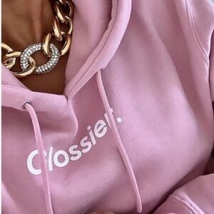 Glossier Pink Hoodie